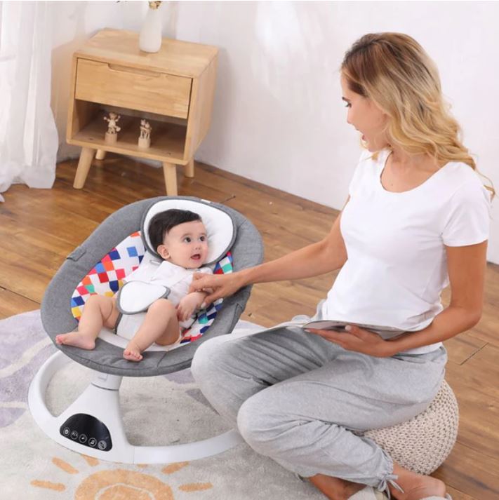 Balancelle bébé connectée