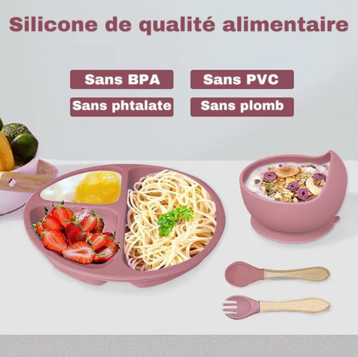 Set de repas en silicone
