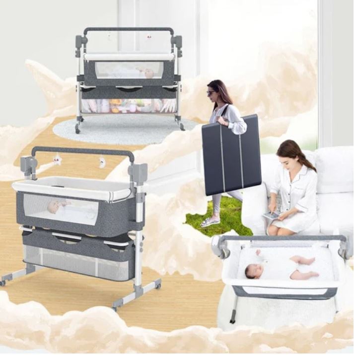 Berceau portable bébé connecté