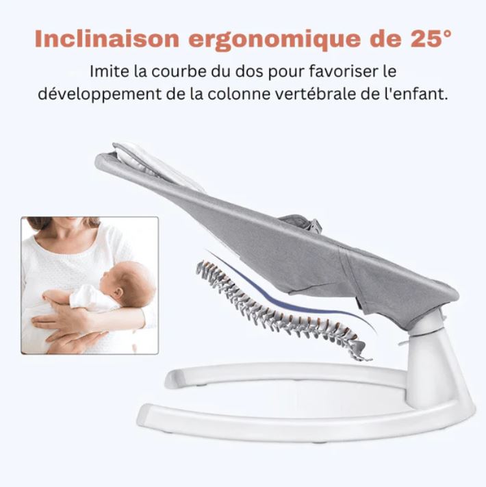 Balancelle bébé connectée