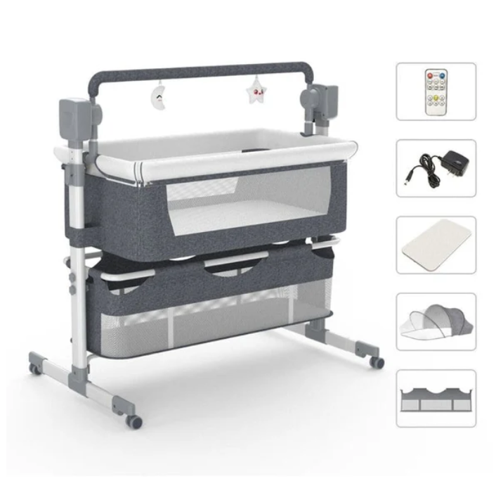 Berceau portable bébé connecté