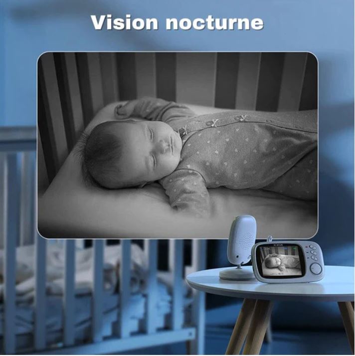 Babyphone vidéo - caméra de surveillance longue portée